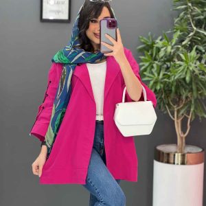 مانتو لنین آستین بند ضربدری در ونوس مد