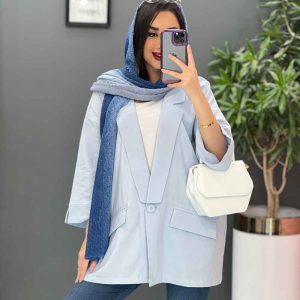 مانتو یقه مثلثی