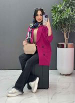 مانتو کتی چهاردکمه یقه آرشال کد 2684 - تصویر 20