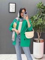 مانتو کتی چهاردکمه یقه آرشال کد 2684 - تصویر 26