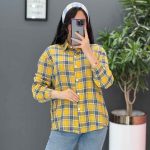 شومیز چهارخونه نخی در ونوس مد