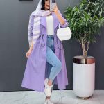 مانتو نازلی بلند کمرگت دار در ونوس مد
