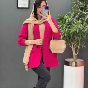 کتی دودکمه یقه انگلیسی