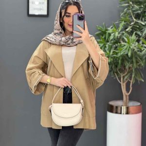 مانتو پوپلین کرم