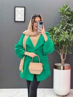 مانتو لنین آستین بلند