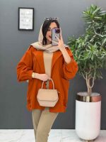 مانتو لنین پاگن دار پشت پیله کد 2689 - تصویر 12
