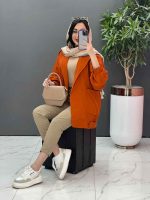 مانتو لنین پاگن دار پشت پیله کد 2689 - تصویر 6