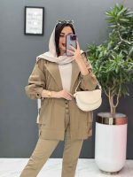 مانتو لنین پاگن دار پشت پیله کد 2689 - تصویر 10