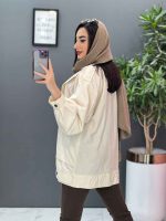 مانتو لنین پاگن دار پشت پیله کد 2689 - تصویر 19