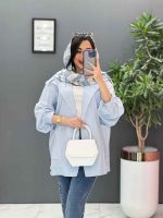 مانتو لنین پاگن دار پشت پیله کد 2689 - تصویر 17