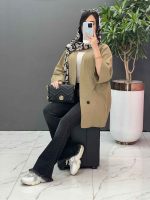 مانتو یقه مثلثی