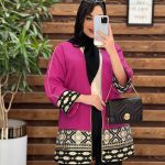 مانتو ژاکارد پولک دوزی در ونوس مد