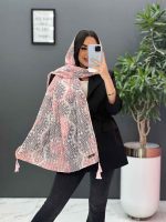 شال طرح هندسی منگوله دار در ونوس مد