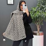 شال طرح دار حریر نخ در ونوس مد