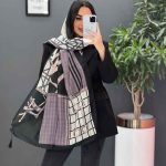 شال حریر نخ طرح کمربند HERMES