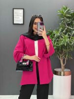 مانتو یقه دوبل