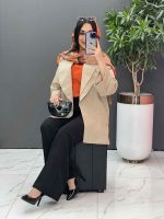 مانتو یقه دوبل