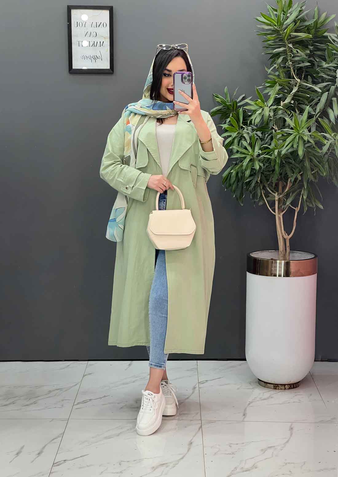 مانتو لنین بلند ژیله پاگن دار در ونوس مد مانتو لنین بلند ژیله پاگن دار کد 2610
