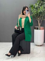 مانتو سبز مزونی