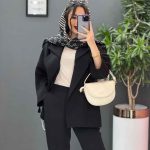 مانتو زنجیر دار پشت نگین در ونوس مد
