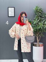 مانتو لنین شومیزی تک جیب کد 2801 - تصویر 10