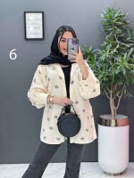 مانتو لنین شومیزی تک جیب کد 2801 - تصویر 21