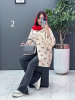 مانتو لنین شومیزی تک جیب کد 2801 - تصویر 4