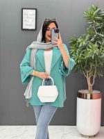 پانچ لینن سبزآبی