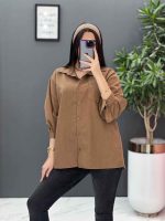 شومیز قهوه ای
