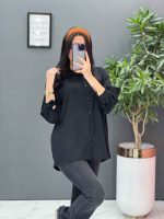 شومیز آستین بنددار