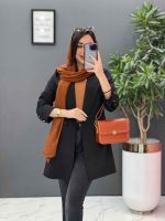 مانتو کتی مازراتی آستین سه دکمه کد 2695 - تصویر 14