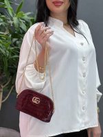 کیف کوچک زرشکی