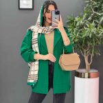 مانتو کتی لنین جیب کج در ونوس مد