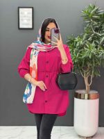 مانتو سرخابی داکرون