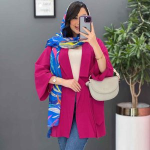 مانتو دخترانه سرخابی
