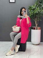 مانتو سرخابی لنین