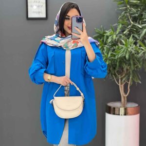 مانتو پشت دکمه آستین پیله