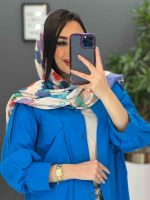 مانتو آبی دخترانه