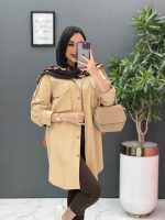 مانتو کرم لینن