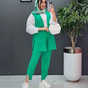 ست سه تیکه شومیز ژیله شلوار