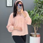 شومیز حریر یقه هفت در ونوس مد