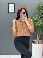 شومیز قهوه ای