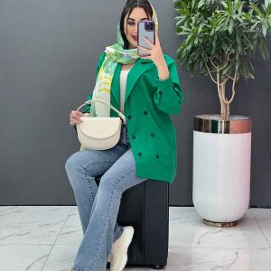 مانتو لنین شش دکمه
