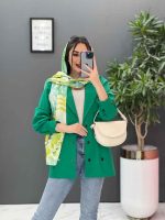 مانتو لنین شش دکمه آستین پیله کد 2747 - تصویر 8