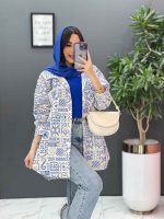 مانتو طرحدار سنتی کد 2745 - تصویر 2