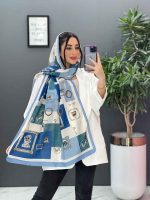 شال طرح قاب کد 2879