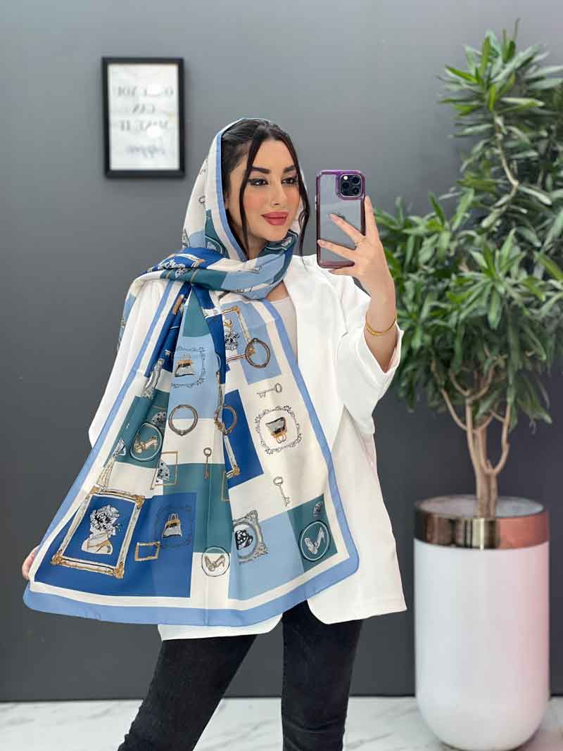شال طرح قاب کد 2879 شال طرح قاب کد 2879