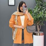 مانتو آستین گت سرجیب دوبل
