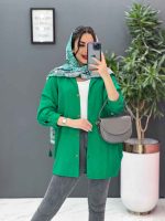 مانتو سبز دخترانه