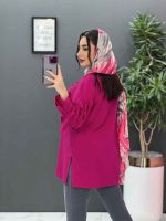 مانتو سرخابی دخترانه